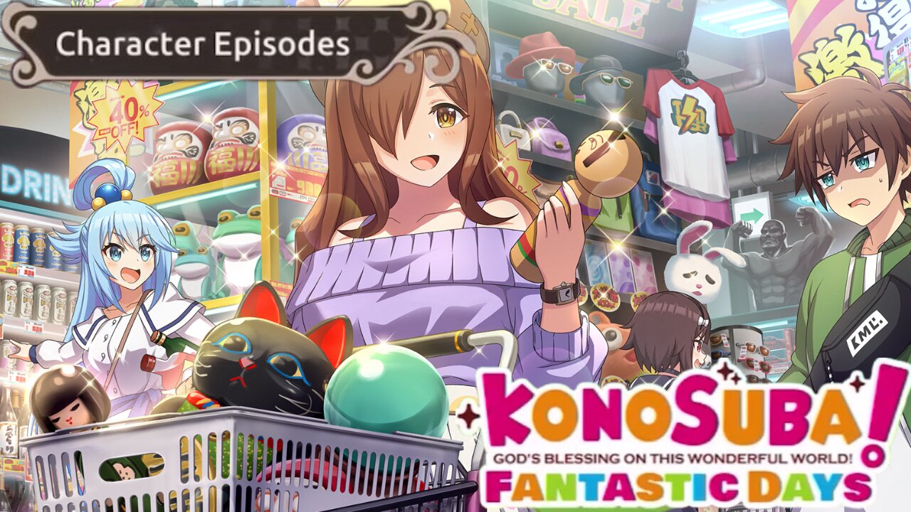 KonoSuba: Fantastic Days (Global) - Character Episodes Wiz Unstoppable Shopping