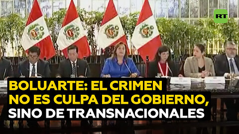 Boluarte: El crimen organizado no es culpa del Gobierno