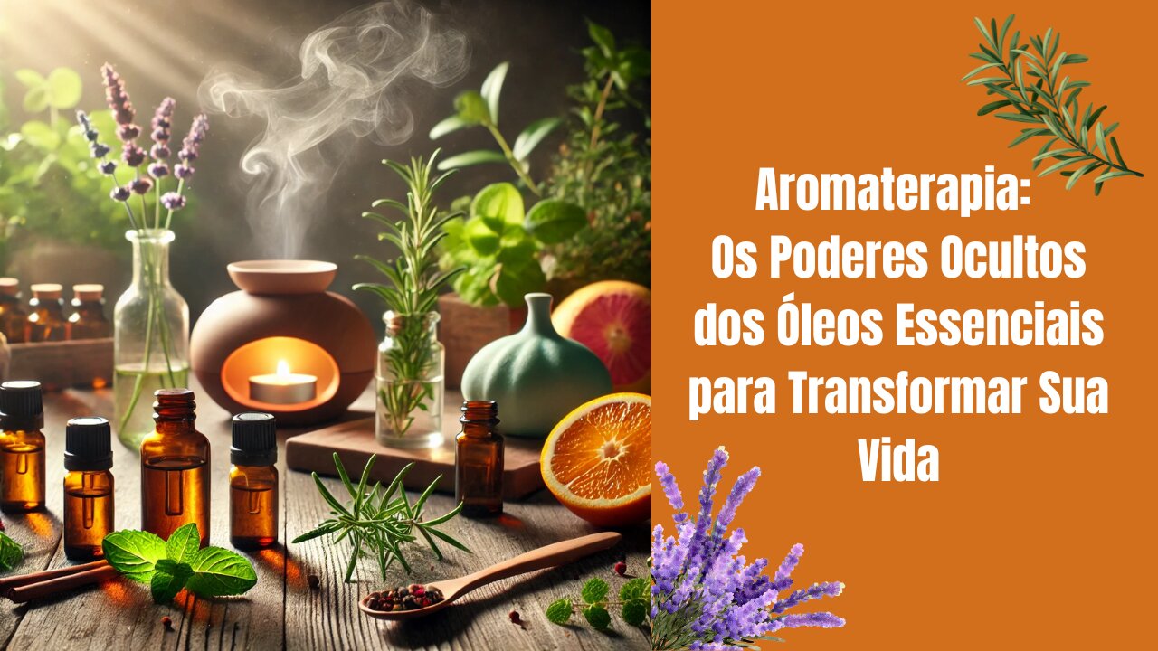 Aromaterapia: Os Poderes Ocultos dos Óleos Essenciais para Transformar Sua Vida