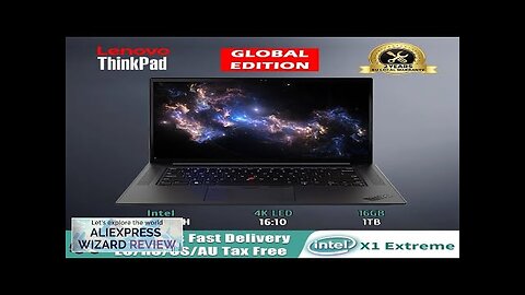 Lenovo Laptop ThinkPad X1 Extreme Ultrabook Notebook 2022 i9-12900H RTX 3080Ti 16GB Review