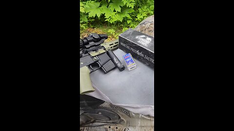 Wyoming Arms 5²AL Suppressor on my Tippman M4-22 with CCI Suppressor 45gr hp Subsonic Ammunition