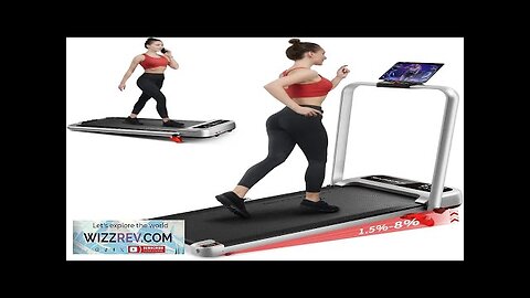 Incline Foldable Treadmill Walking Pad with Handle Bar 3 Level Incline 300 Review