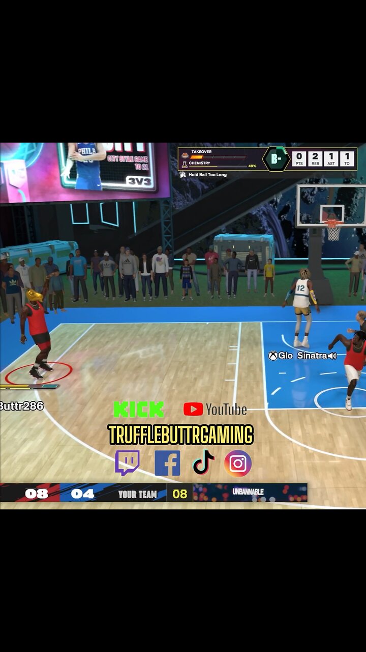 That Boy Was On Skates All Game 😂#2k #2k25 #nba2k25 #stepback #viral #basketball #gaming #fyp