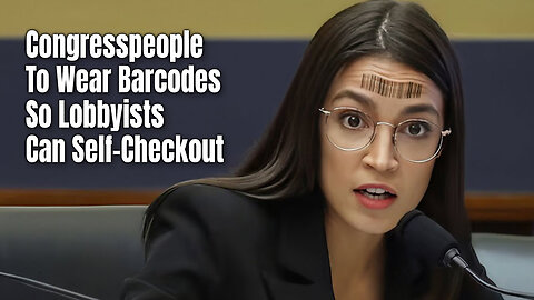 Congresspeople To Wear Barcodes So Lobbyists Can Self-Checkout