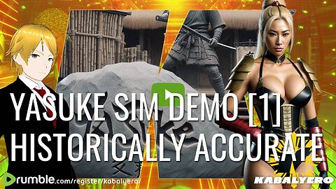 🔴 Yasuke Simulator Demo [1] Historically Accurate Game 🎮 A One Hour Livestream