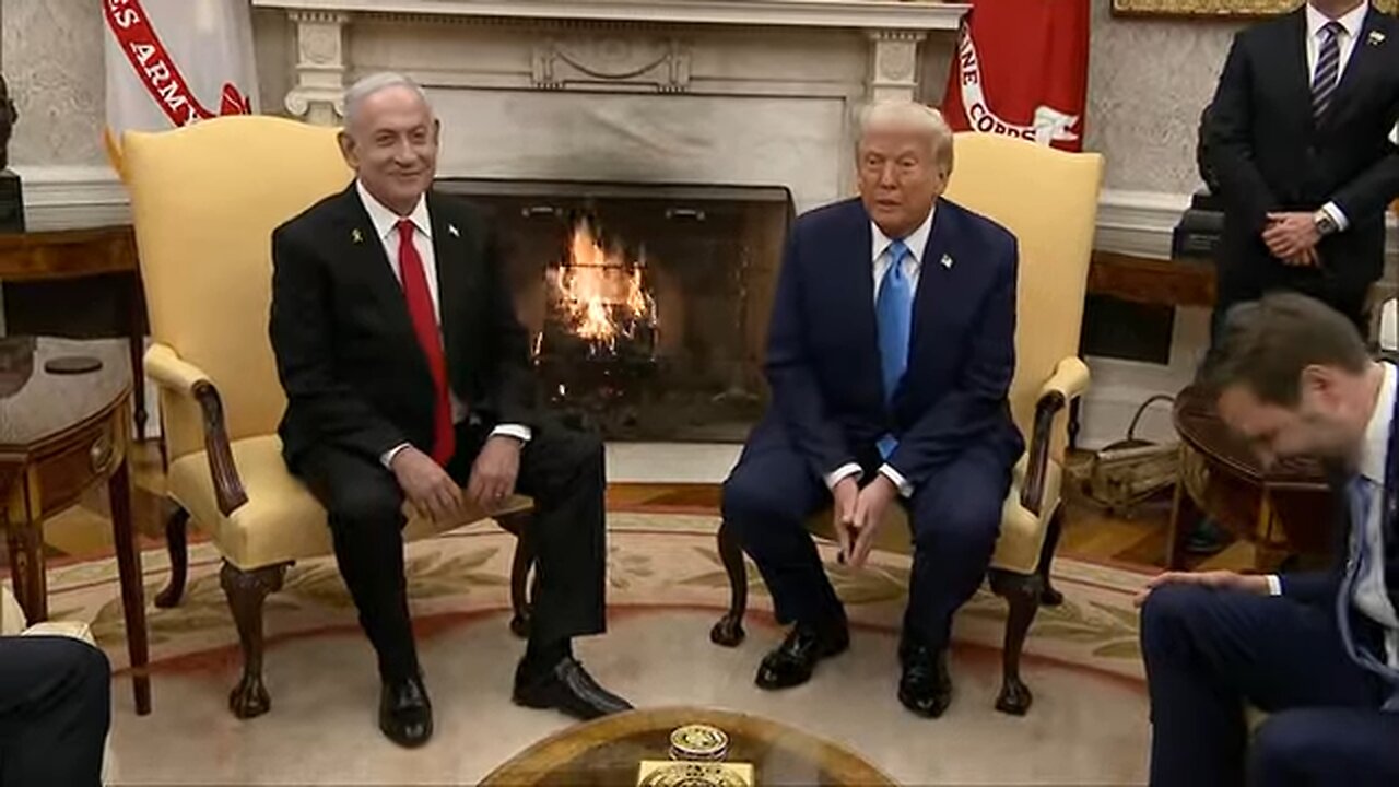 Trump holds press conference with PM Netanyahu