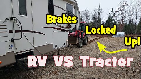 Moving Our RV back Down the Hill!
