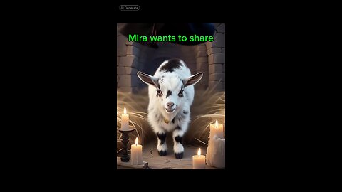 Mira, the mighty mini goat, wants to share her choice for a Halloween Costume.