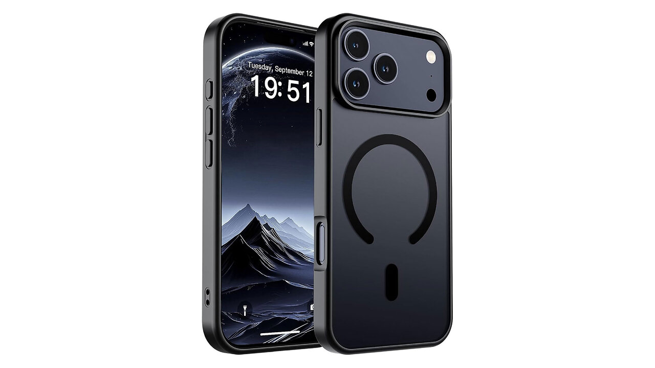 Phone Magnetic Case for iPhone [11, 12, 13, 14, 15, 16, 17], Compatible with MagSafe