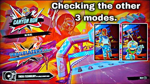 Switch Trailblazers G5, 2P local splitscreen on Canyon Run, Kiara Powerlifter!