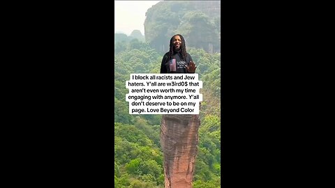 I block all racists and Jew haters.