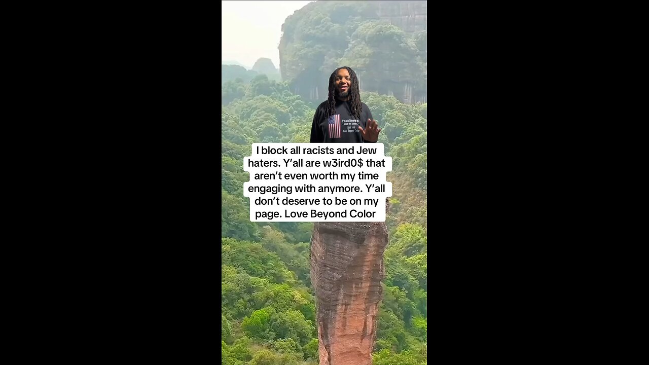 I block all racists and Jew haters.