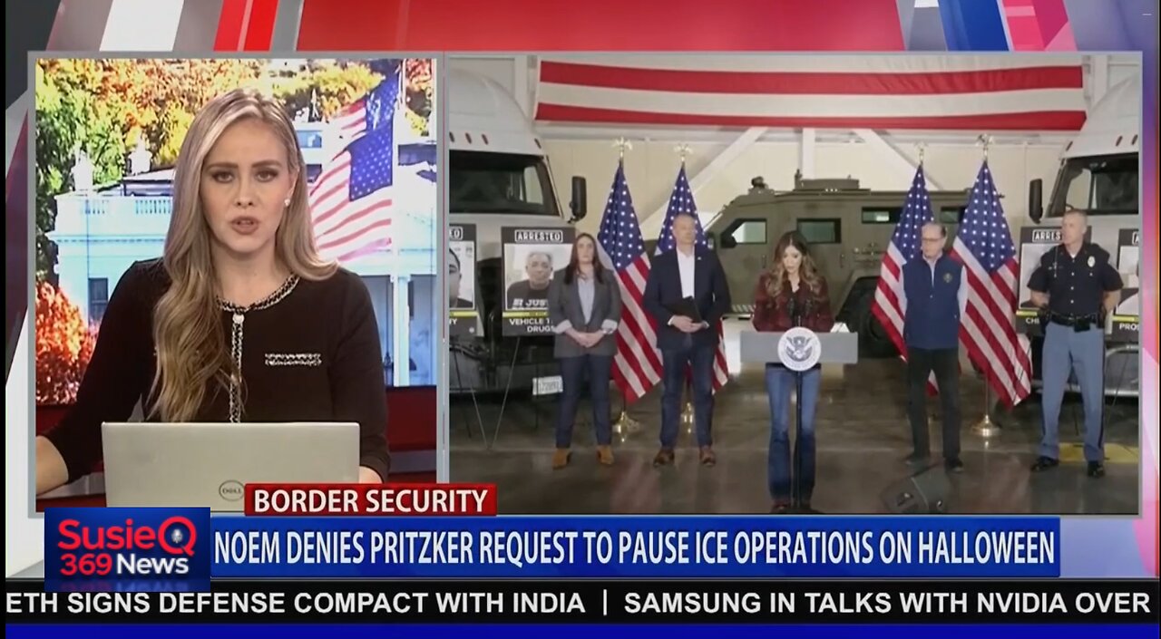 NOEM DENIES PRITZKER REQUEST TO PAUSE ON HOLLOWEEN