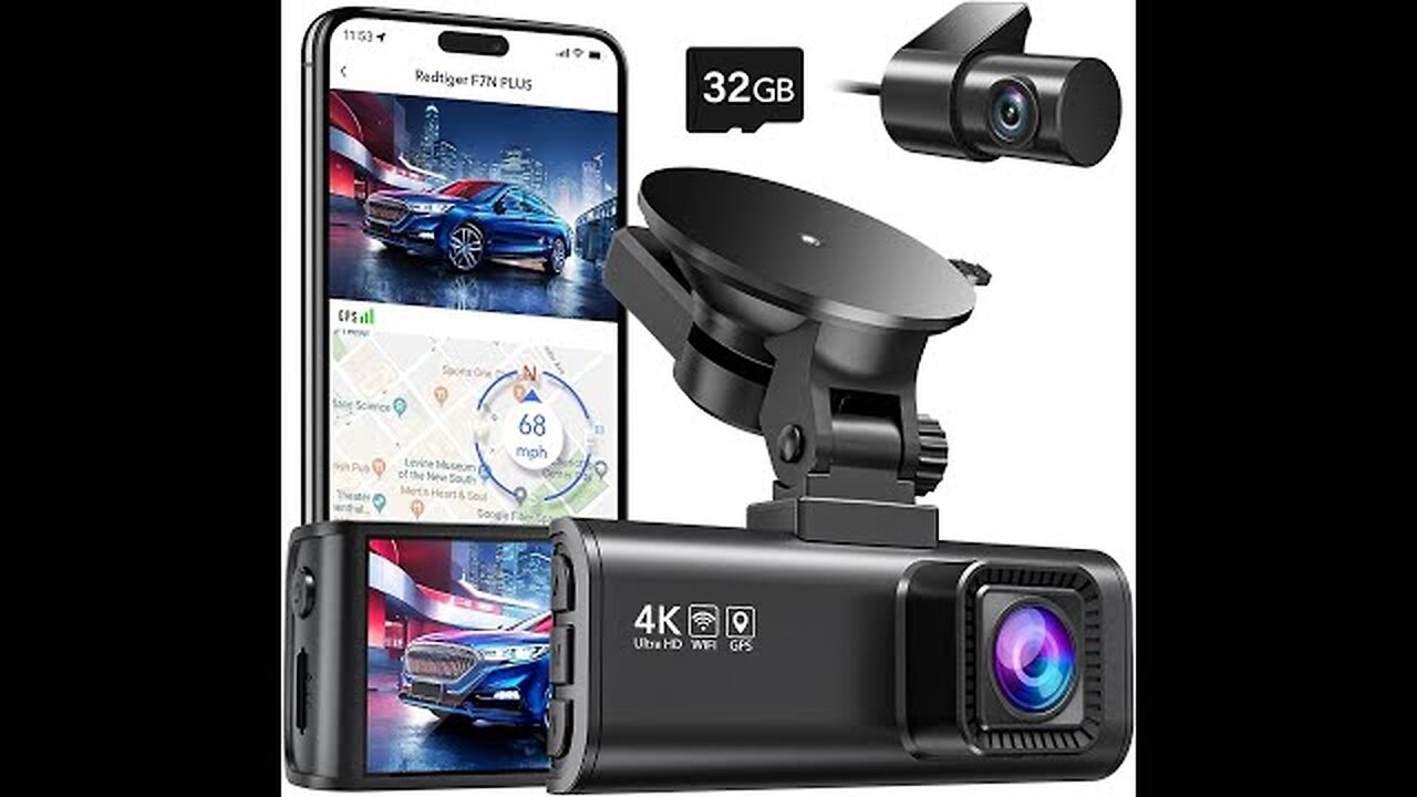 REDTIGER Dash Cam Front Rear Review