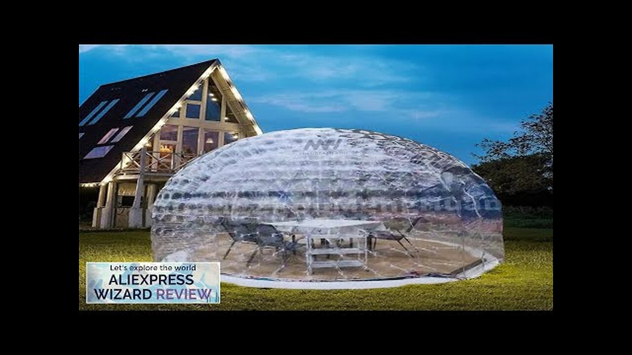 Inflatable Transparent Tent Igloo Clear Bubble House Air Tent 360 Dome Tent Review