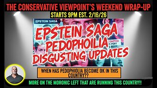 LIVE TONIGHT AT 9PM EST. IT'S THE WEEKEND WRAP-UP ON THE CONSERVARTIVE VIEWPOINT