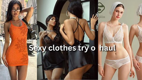 💖 Seductive Try-On Haul | From Romantic Lingerie to Date-Night Dresses