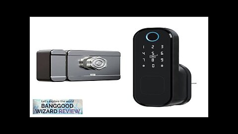 R5 Tuya Smart WiFi Lock Fingerprint APP Password IC Card Key Unlock Review