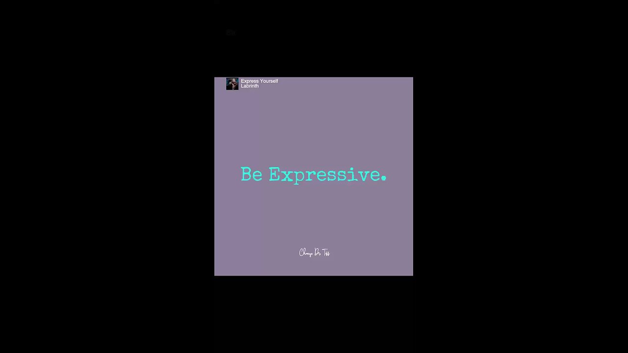 Express yourself