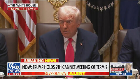 Right Between The Eyes: Trump Tells Cabinet, Democrats' Use Of The Word 'Affordability' Is A Con Job