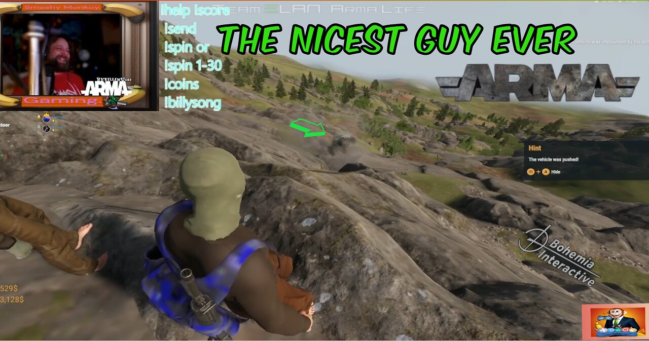 🌟 Meet the Nicest Guy Ever! Rolling Down a Mountain! 🏔️😂 Arma Reforger