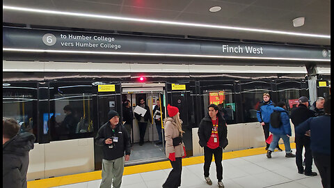 DAY # 1 Line 6 Finch West First LRT Ride.