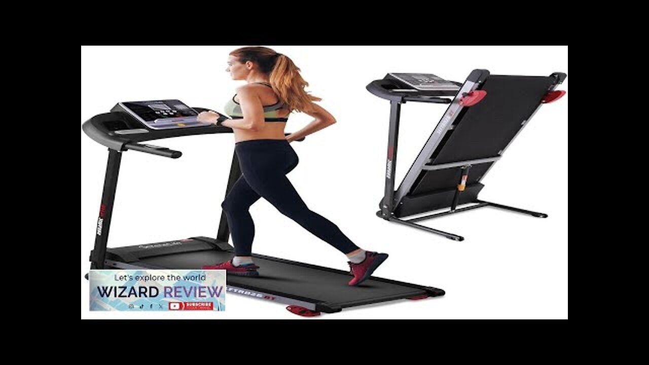 SereneLife Folding Treadmill Foldable Home Fitness Equipment with LCD for Walking Review