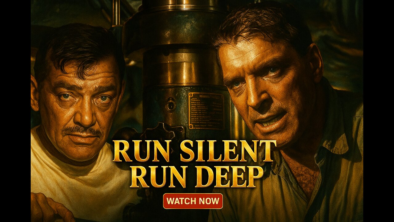 Run Silent, Run Deep (1958) 🎖️ Burt Lancaster & Clark Gable | Classic Submarine Drama