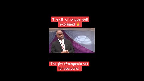 The gift of tongue is the gift from the holy spirit and it is not for everyone!