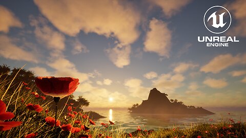 Island Background Timelapse in UE5