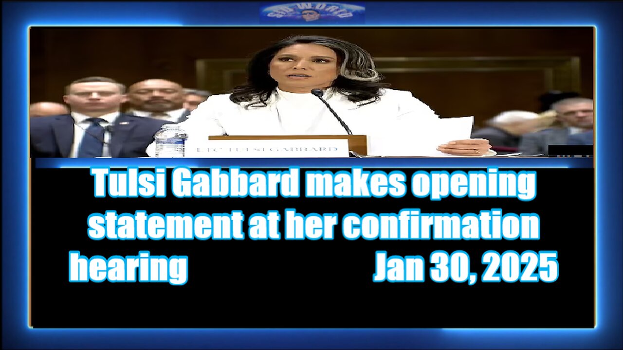 Tulsi Gabbard's FULL Opening Statement at Senate Confirmation Hearing