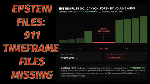 ⬛️🔻🇺🇸 EPSTEIN FILES: 9/11 TIMEFRAME FILES MISSING & COWARD NUTLICK