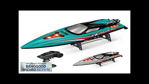 HXJRC HJ816 RTR 55km/h 2.4G Brushless RC Boat High Speed Net Ship Review