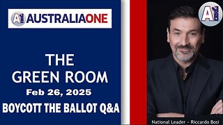 Riccardo - In This Green Room Special - BOYCOTT THE BALLOT Q&A - Part 02.