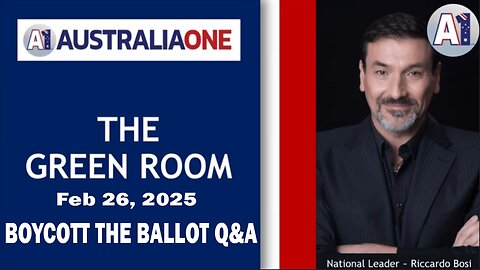 Riccardo - In This Green Room Special - BOYCOTT THE BALLOT Q&A - Part 02.