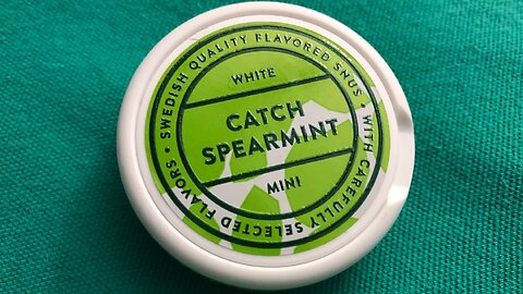 Catch Spearmint White Mini Snus Review