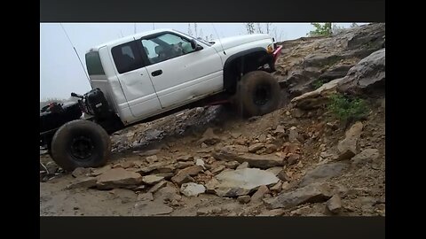 Wife Climbs the Waterfall
