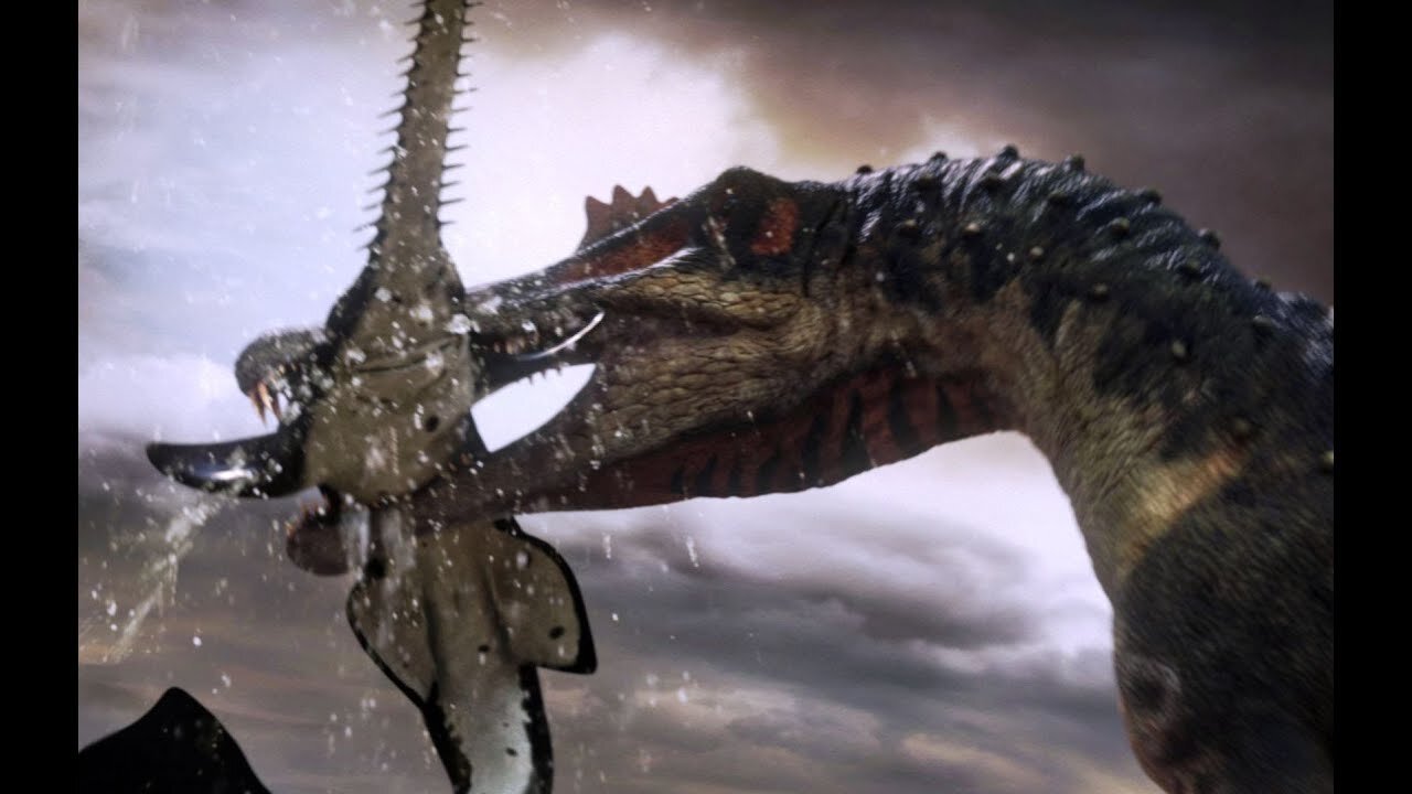 Spinosaurus Fishes for Prey
