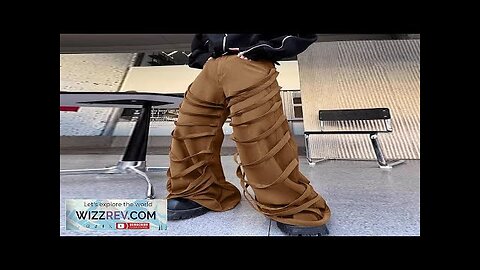 INCERUN Men Ribbon Trimmed Casual Straight Leg Trousers Fashion Button Zipper Convenient Review