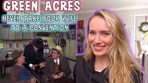 Green Acres S02E20-Never Take Your Wife To A Convention!! My First Time Watching!!!