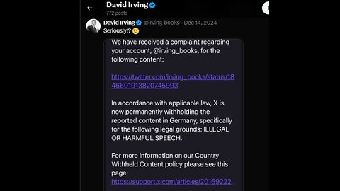 WW2 Historian David Irving tells Ernst Zundel how the criminal Jews try to put him in Jail.