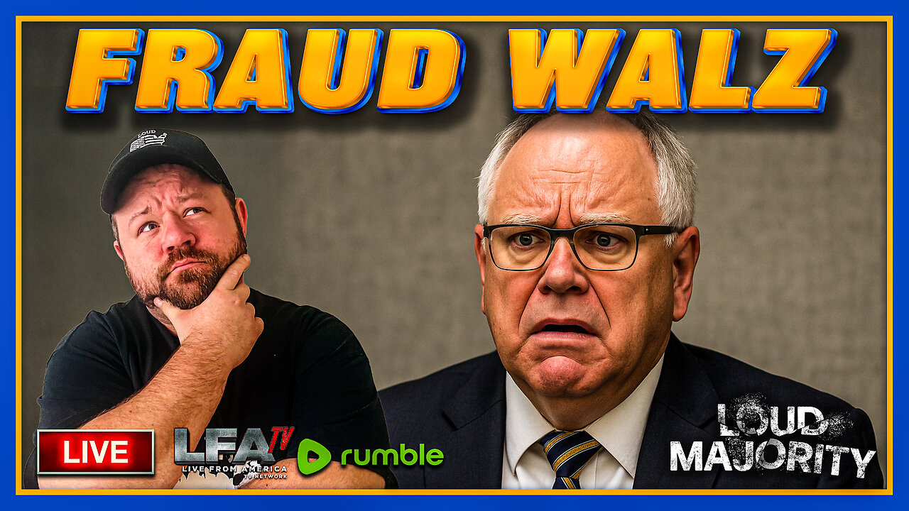 GIGANTIC SOMALI MINNESOTA FRAUD CASE!!! | LOUD MAJORITY 12.1.25 3PM