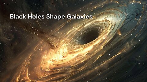Black Holes Shape Galaxies