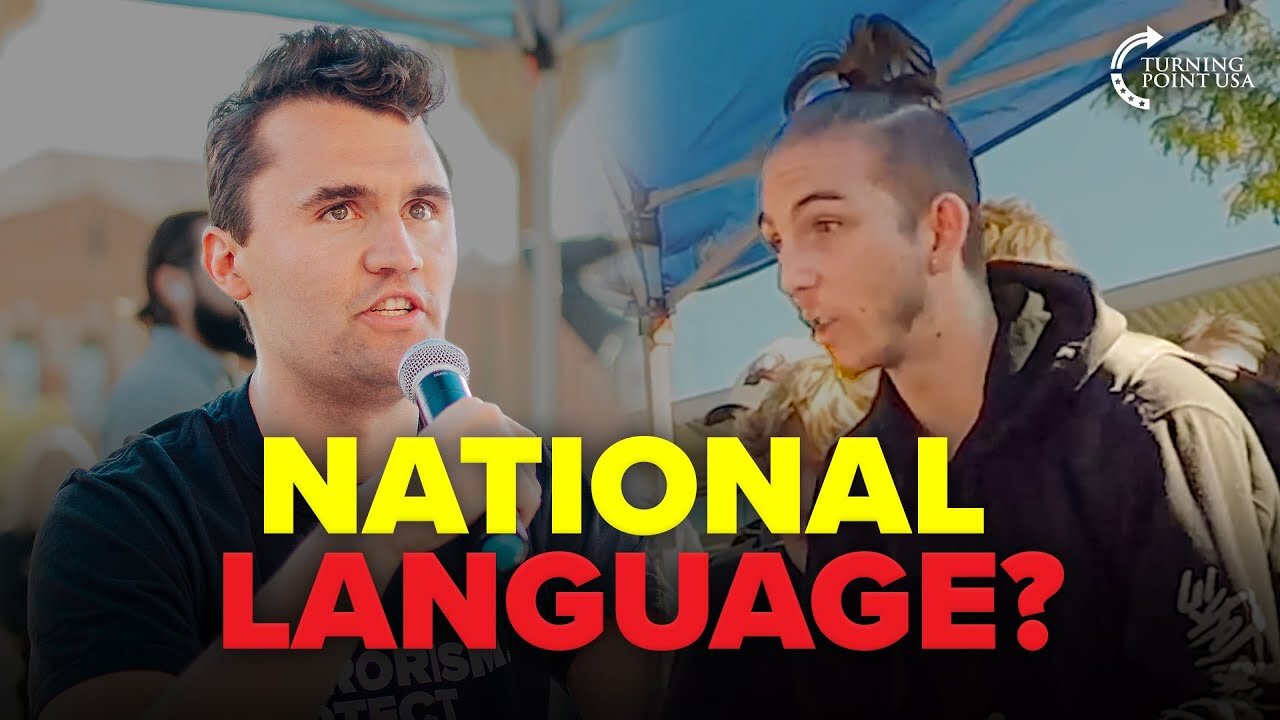 Should English Be the Official Language of the U.S.? 👀 Charlie Kirk vs. College Student