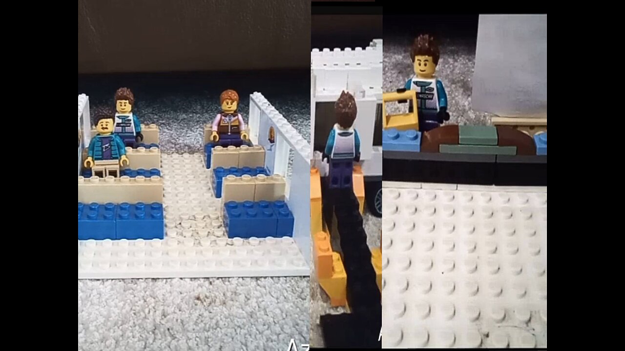 Airport/Airplane Takeoff/LEGO STOPMOTION