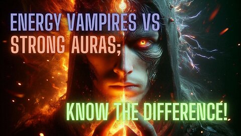 Modern-Day Energy Vampires and Strong Auras: Recognizing the Difference! Are YOU A Vampire?