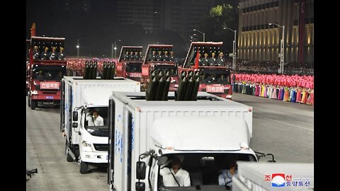 🤬🇰🇵 Russians demonstrate a North Korean MLRS disguised as a civilian truck