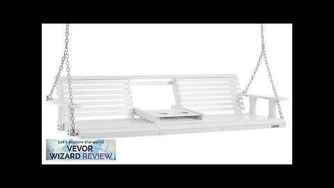 VEVOR Wooden Porch Swing 5 ft Patio bench swing for Courtyard Review