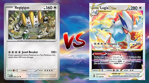 Pokemon TCG Live Regigigas Baxcalibur VS Lugia VSTAR Archeops!!