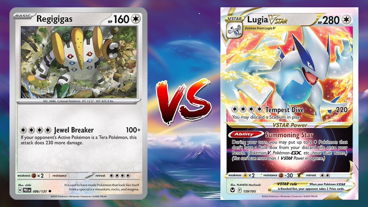 Pokemon TCG Live Regigigas Baxcalibur VS Lugia VSTAR Archeops!!